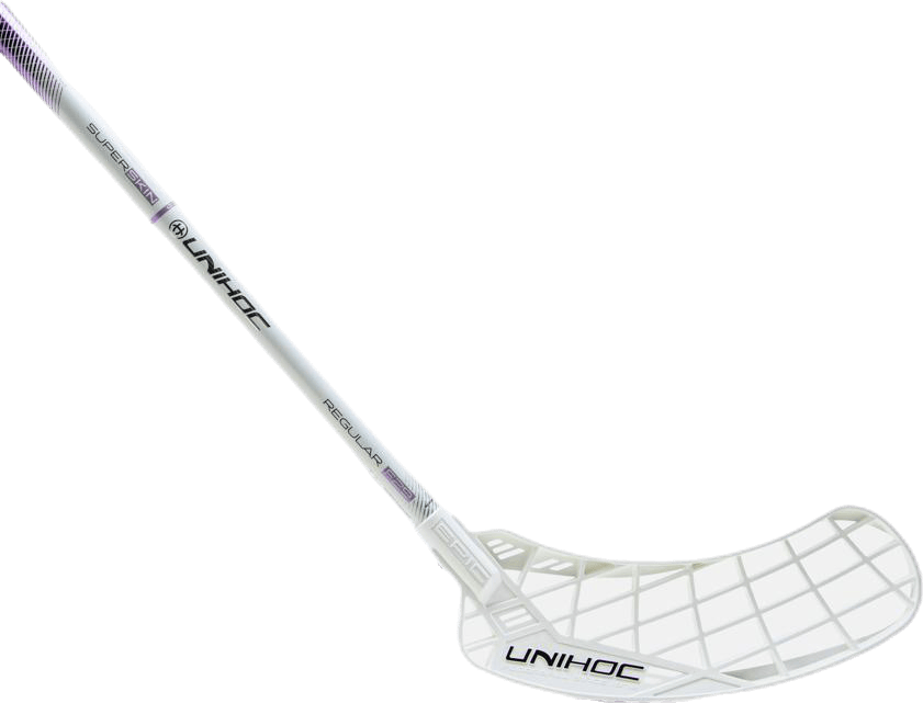 Epic Superskin Regular 100 cm Flex 29 White/Purple, Unisex, Utrustning, leksaker och spel, Innebandy, Lila/Vit, Left