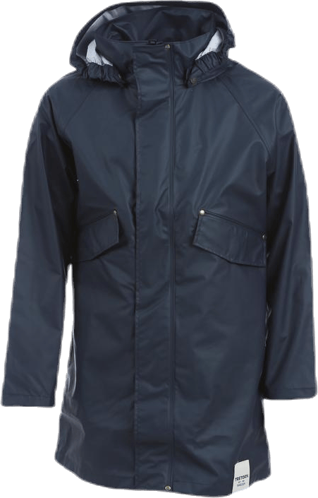 Junior PU Parka Blue, Unisex, Apparels, jackets, Blue, 110