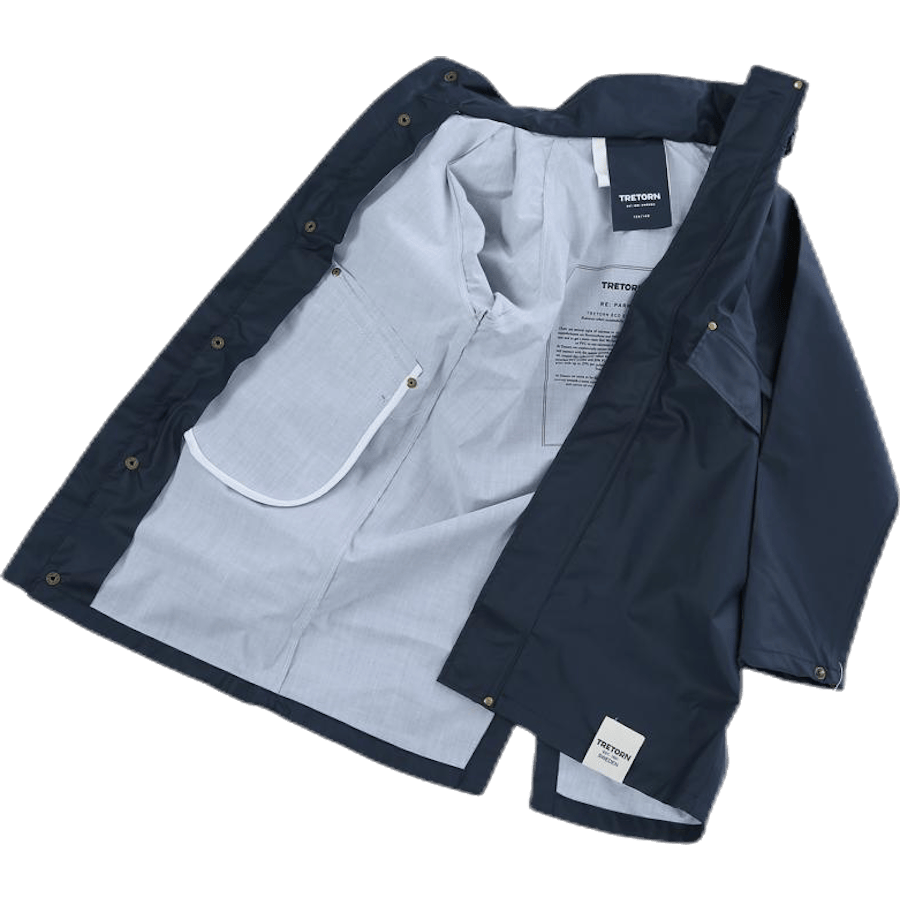 Junior PU Parka Blue - Bild 5