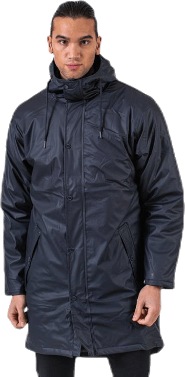 Wings Monocrome Padded Blue, Unisex, Apparels, jackets, Black, L