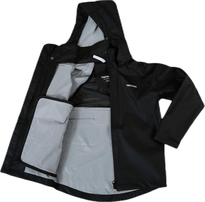 Packable Rain Set Youth Black - Bild 5