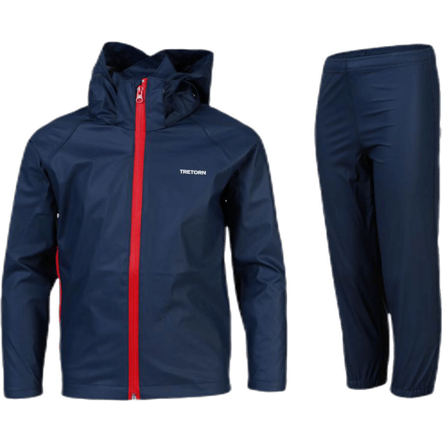 Packable Rain Set Youth Blue