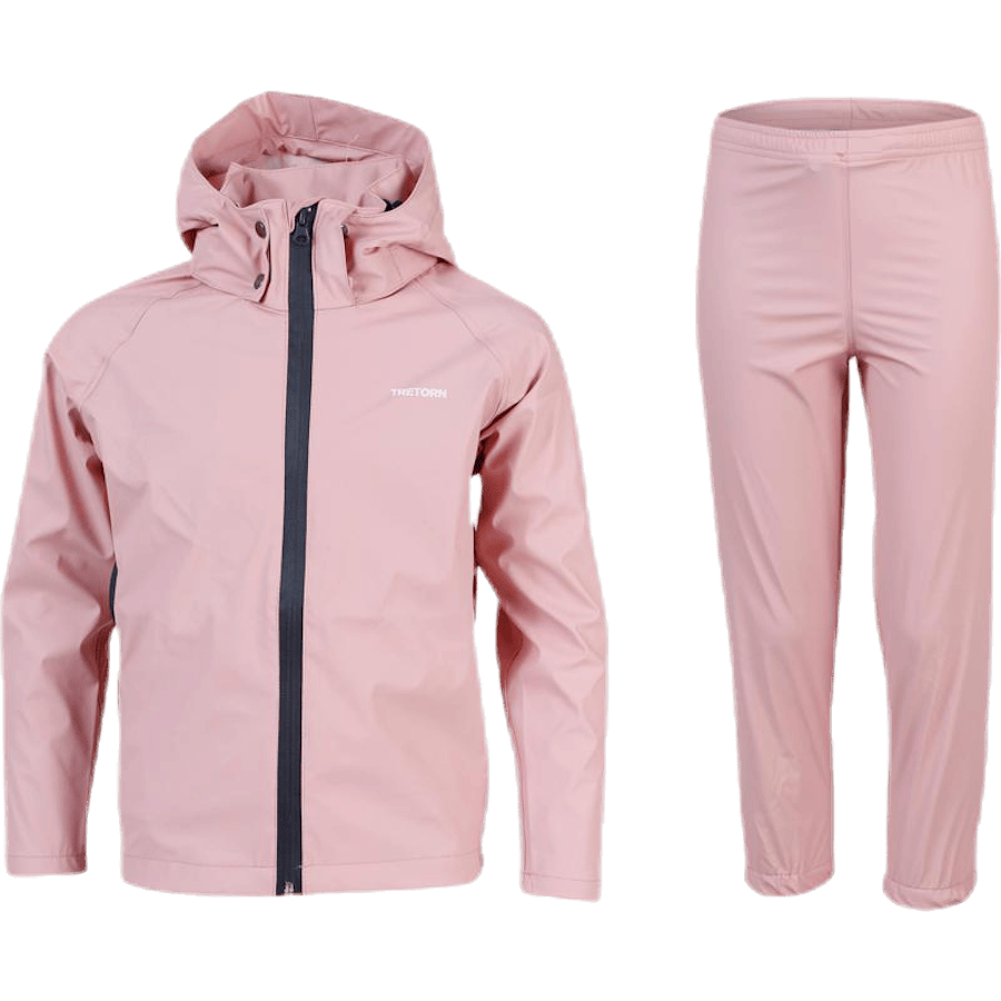 Packable Rain Set Youth Pink