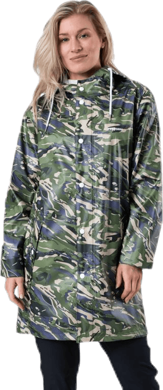 Wings Rain Jacket Brown/Green, Unisex, Apparels, jackets, Multi color, L