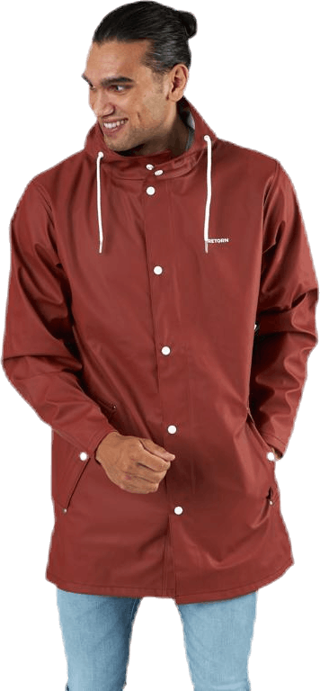 Wings Rain Jacket Brown/Red, Unisex, Apparels, jackets, Red, XS