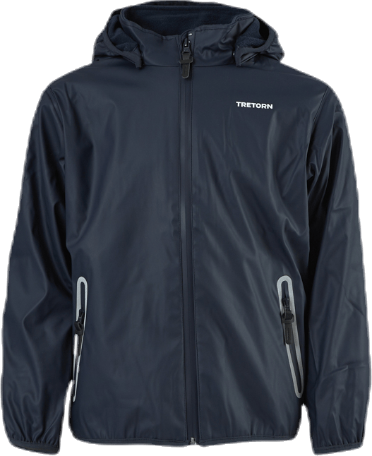 Aktiv Fleece-Lined Rain Jacket Blue, Unisex, Apparels, jackets, Blue, 86/92