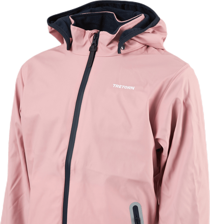 Aktiv Fleece-Lined Rain Jacket Pink - Bild 4