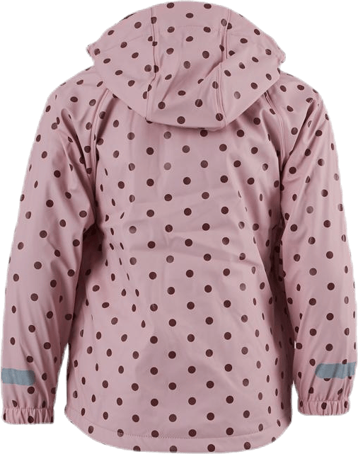 Wings Fleece-Lined Rain Jacket Pink - Bild 3