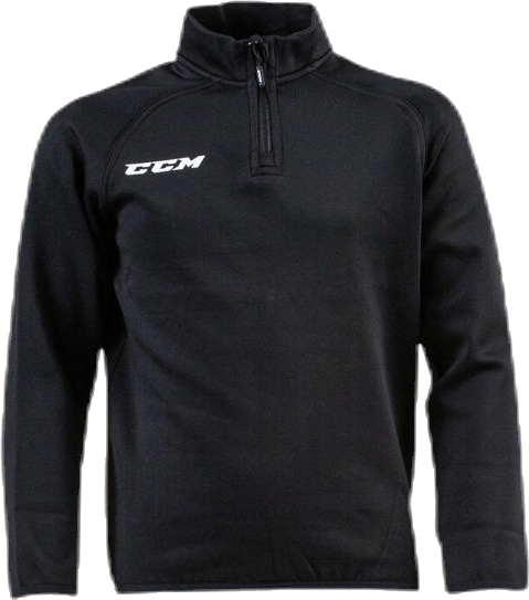 Locker Room 1/4 ZIP Junior Black, Unisex, Abbigliamento, Camicie, Hockey su ghiaccio, Nero, 150