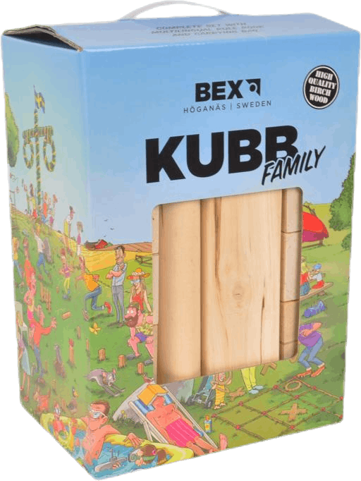 Kubb Family Including Area Markers Beige