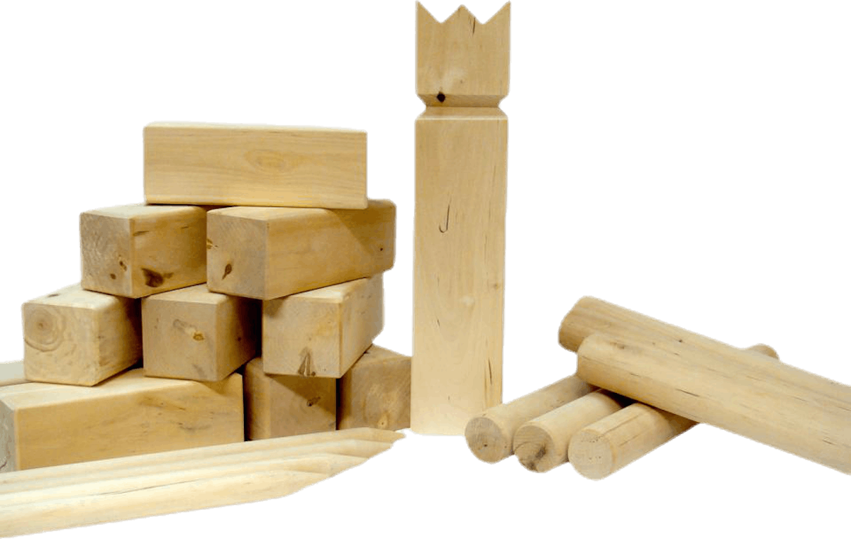 Kubb Family Including Area Markers Beige