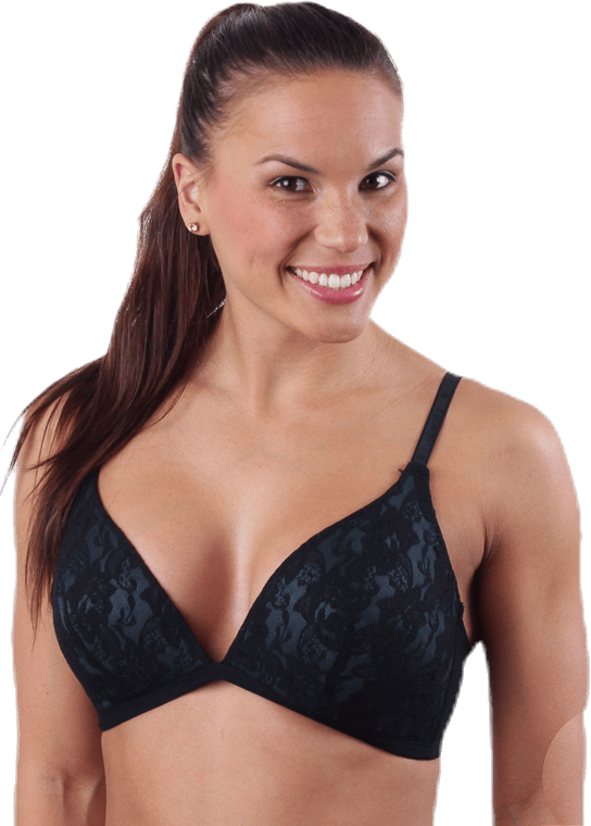 Claudia Mjuk-BH Black/Grey