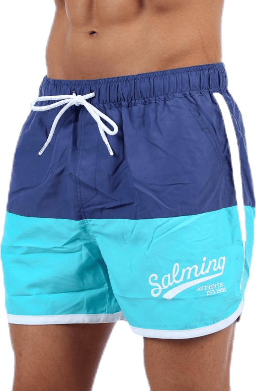 Cooper Original Swimshorts Blue/Turquoise, Male, Apparels, Swimwear, Swimming, Blue/Turquoise, XXL