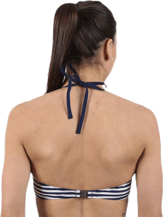 Sailor Twisted Bandeau Bra Blue/White - Bild 2