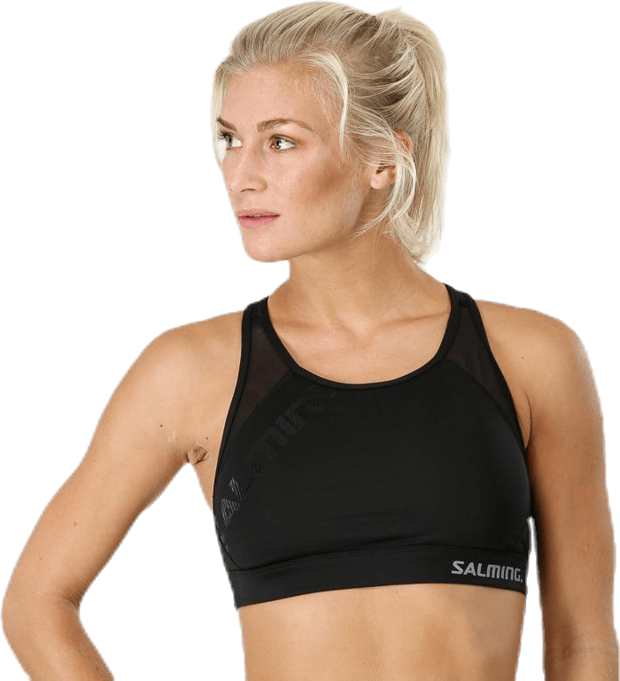 Core Support Sports Bra Black, Female, Vaatteet, Urheiluliivit, Juoksu, Musta, S