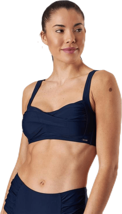Capri Twisted Solid Soft Bra Blue - Bild 2