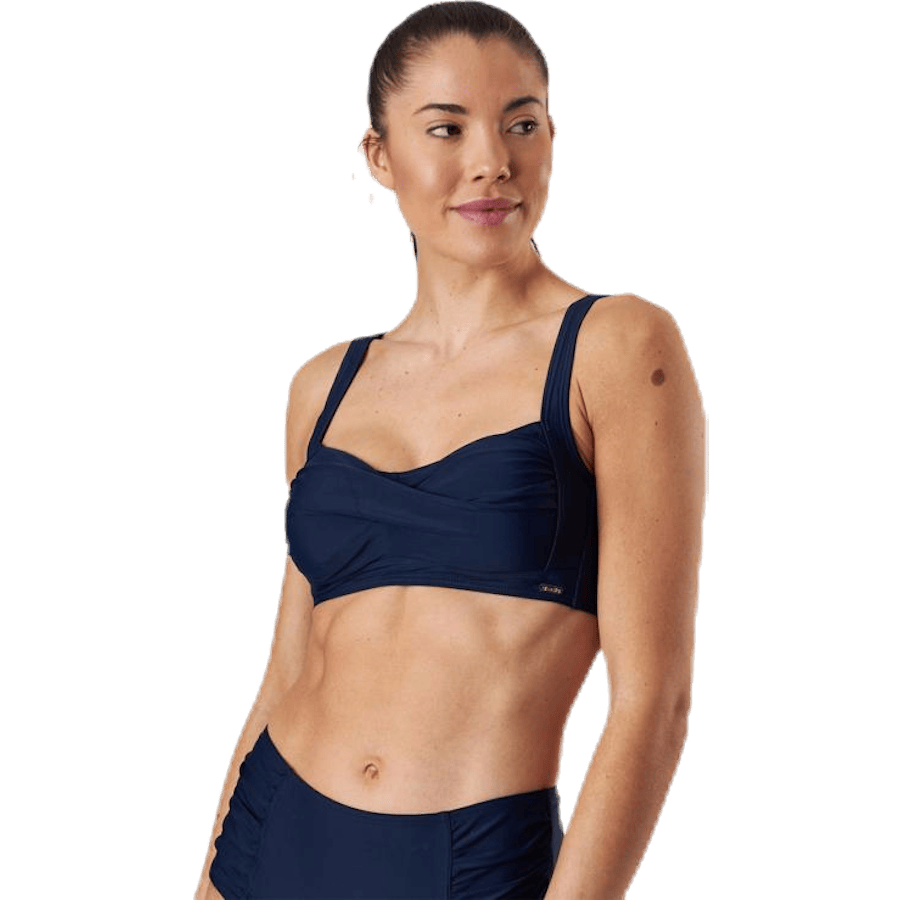 Capri Twisted Solid Soft Bra Blue - Bild 2