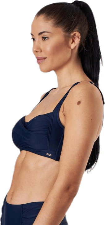 Capri Twisted Solid Soft Bra Blue - Bild 3