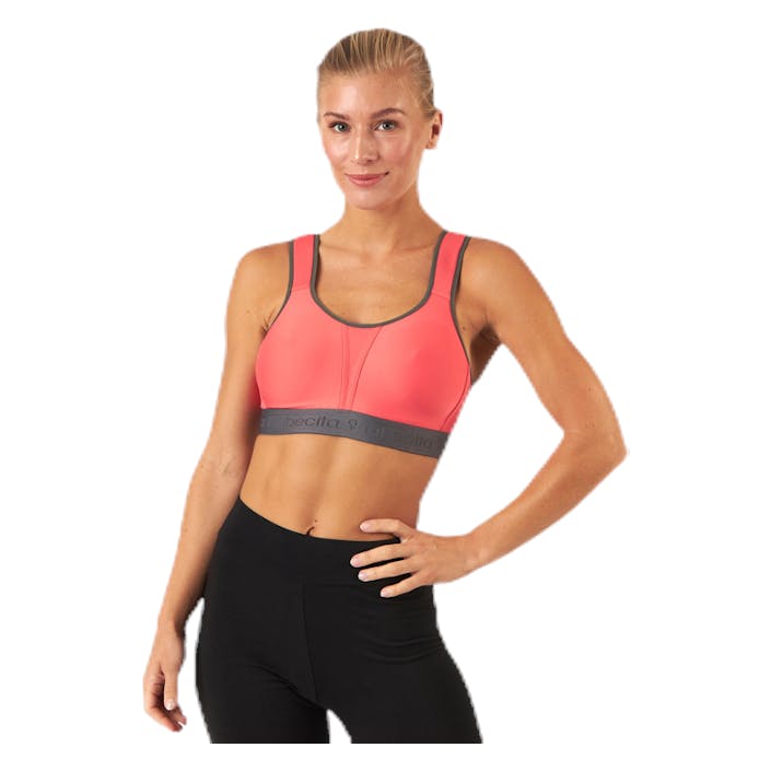 Kimberly Red, Female, Abbigliamento, Reggiseno sportivo, In esecuzione, Rosso, 75 C