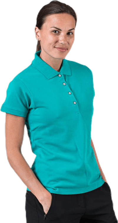 Madrid Piké Green, Female, Vaatteet, T-paita, Vihreä, M