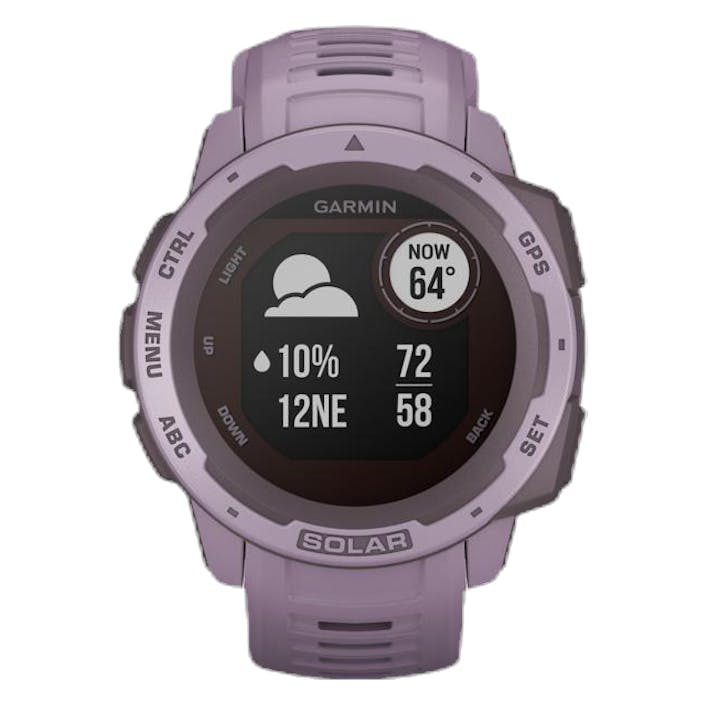 Instinct Solar Purple, Unisex, Utrustning, Elektronik, Cykling, Lila, ONESIZE