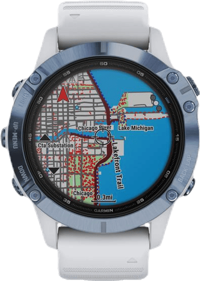 Fenix 6 Pro Solar Blue/White - Bild 4