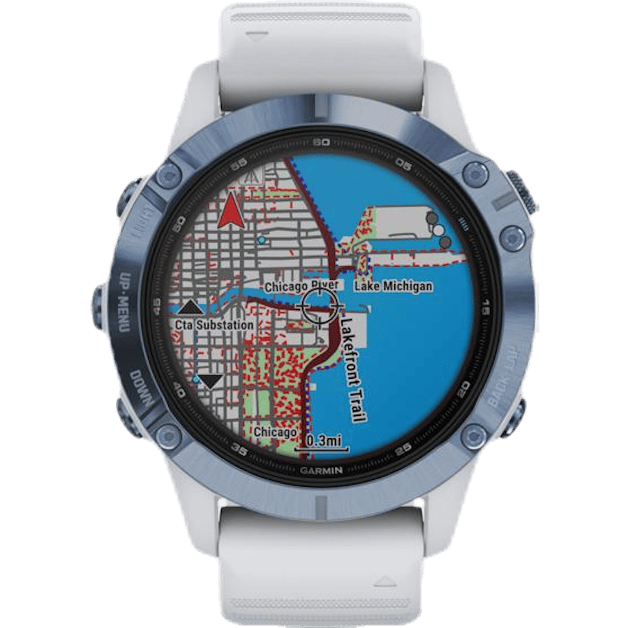 Fenix 6 Pro Solar Blue/White - Bild 4