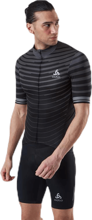 Stand-Up Collar Zeroweight Ceramicool Black/Grey, Male, Odevy, Tričko, Bicyklovanie, Čierna/Šedá, S