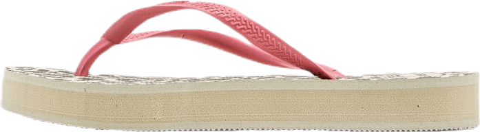 Slim Flatform Animal Beige, Female, Shoes, Sandals and Slippers, Swimming, Beige, EU 35/36