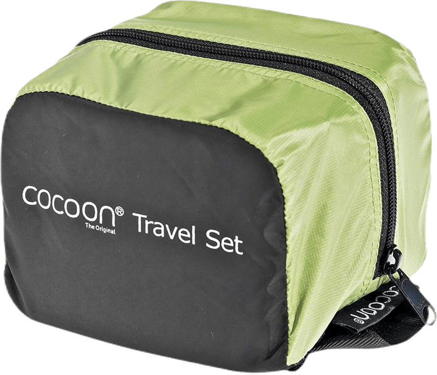Travel Set Ultralight Black/Green, Unisex, Equipment, bags & backpacks, Black/Green, ONESIZE
