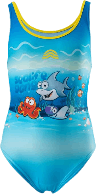 Maddy Swimsuit Junior Blue, Unisex, Kleding, Zwemkleding, Zwemmen, Blauw, 122/128