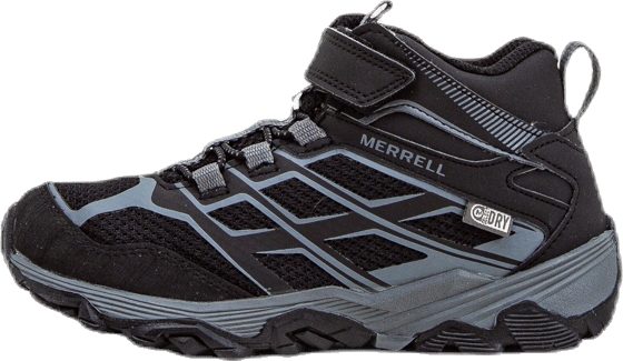 Moav Mid WP Kid Black, Unisex, Schoenen, Laarzen, Zwart, EU 30