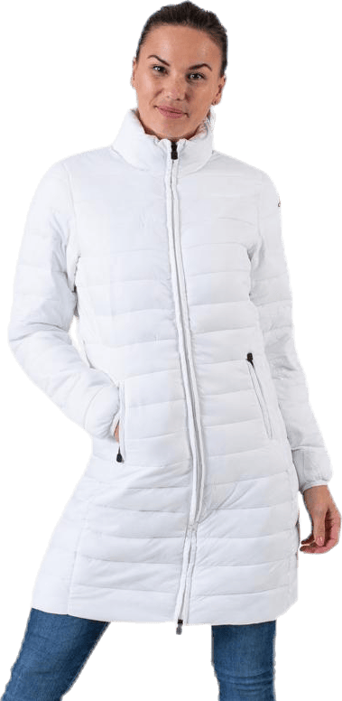 Padded Jacket Long Logo Avera White