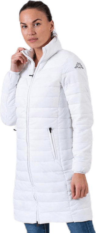 Padded Jacket Long Logo Avera White - Bild 3