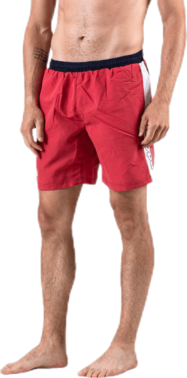 Swim Shorts, Logo Birtec Blue/White/Red, Male, Apparels, Swimwear, Swimming, Blue/White/Red, XL