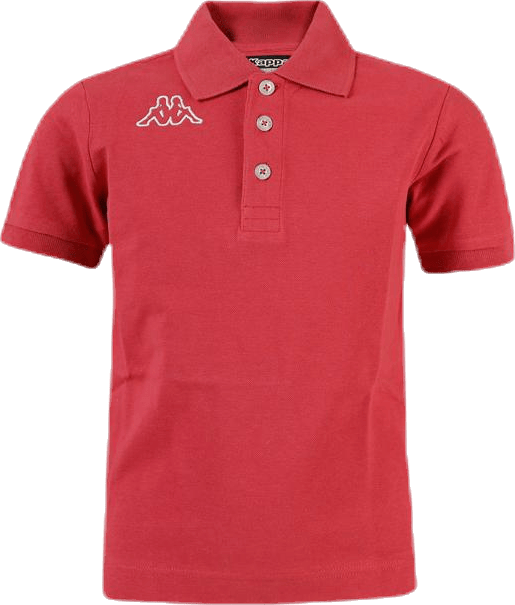 Junior. Polo S/S, Life White/Red, Unisex, Vêtements, T-shirt, Blanc/Rouge, 128