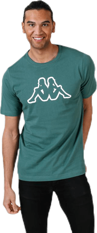 T-Shirt S/S, Cromen Patterned/Green