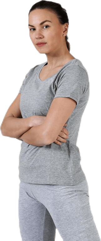 T-Shirt S/S, Logo Momba Grey - Bild 3