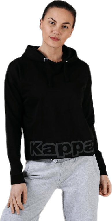 Sweat Hood, Logo Biba Black