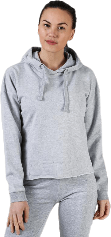 Sweat Hood, Logo Biba Grey