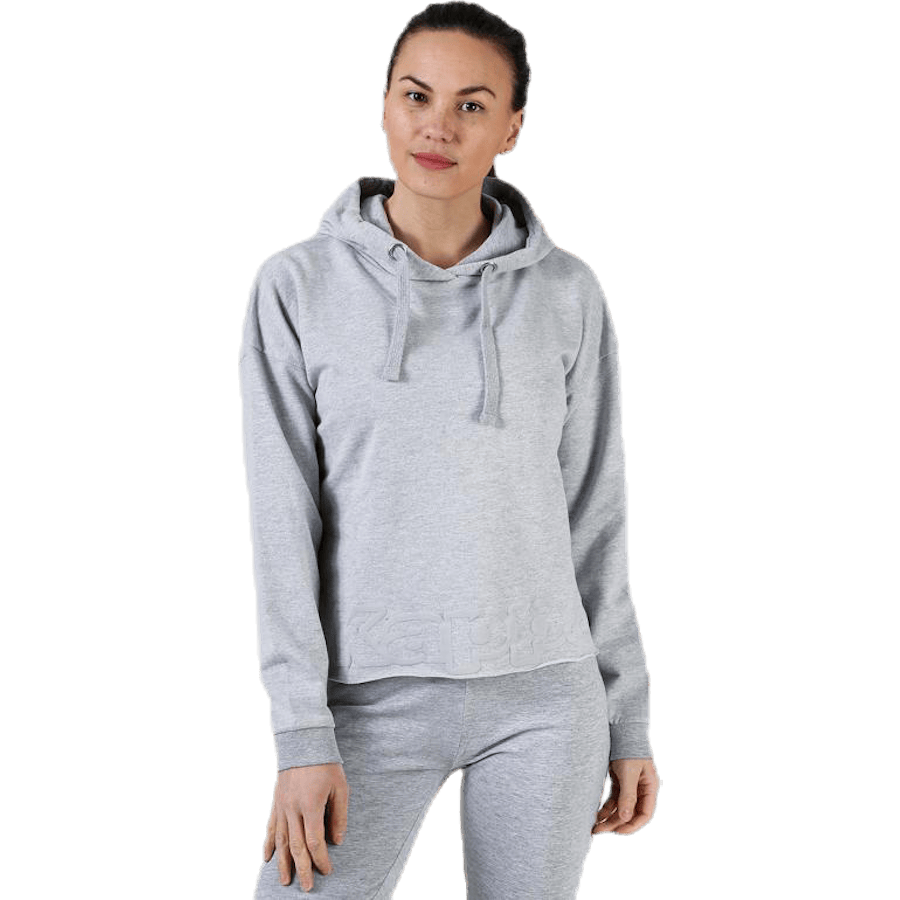 Sweat Hood, Logo Biba Grey