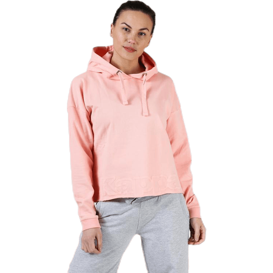 Sweat Hood, Logo Biba Pink