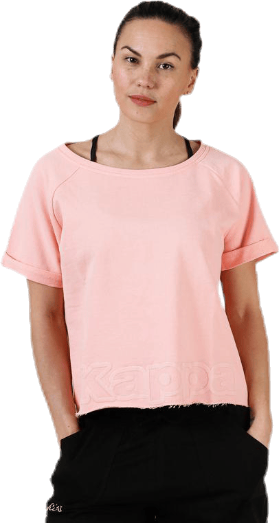 3/4 Jumper, Logo Bamby Pink, Female, Apparels, T-shirt, Pink, XS