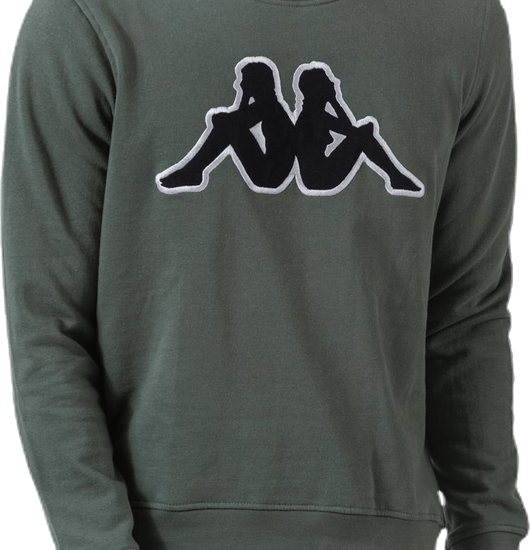 Sweat RN, Logo Airivit Black/Green - Bild 4