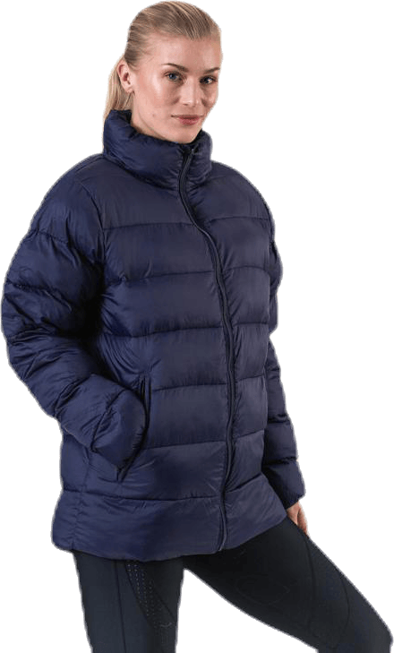 Logo Amby Padded Jacket Blue - Bild 4
