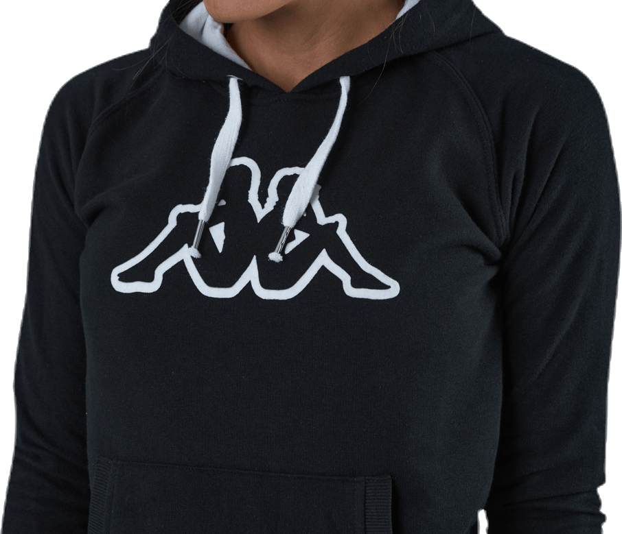 Lady Sweat Hood, Logo Zeleril White/Black - Bild 5