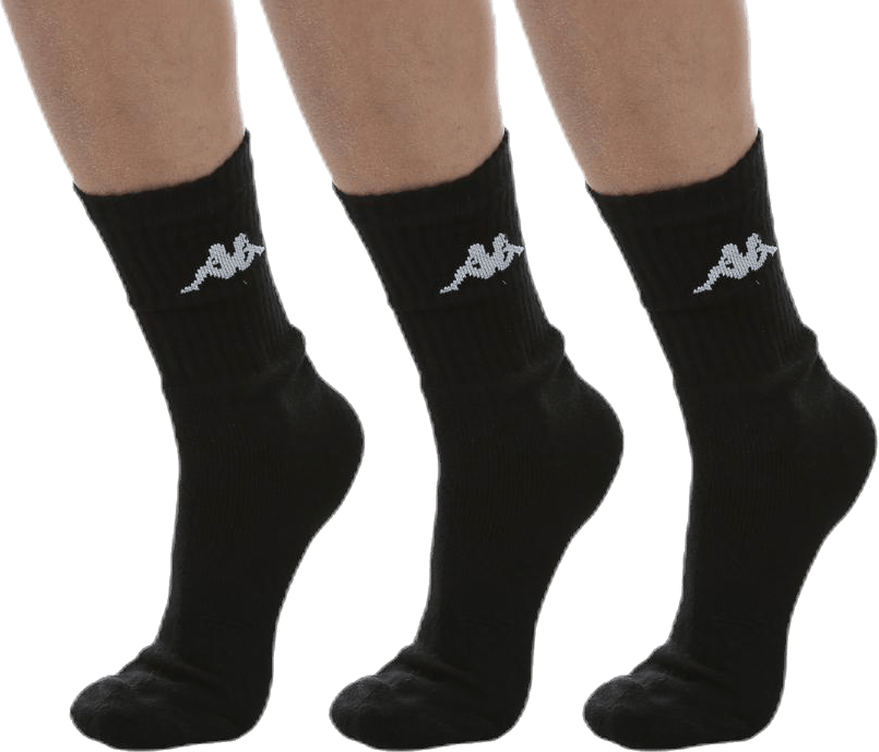 Tennis Trisper Socks 3pk White/Black