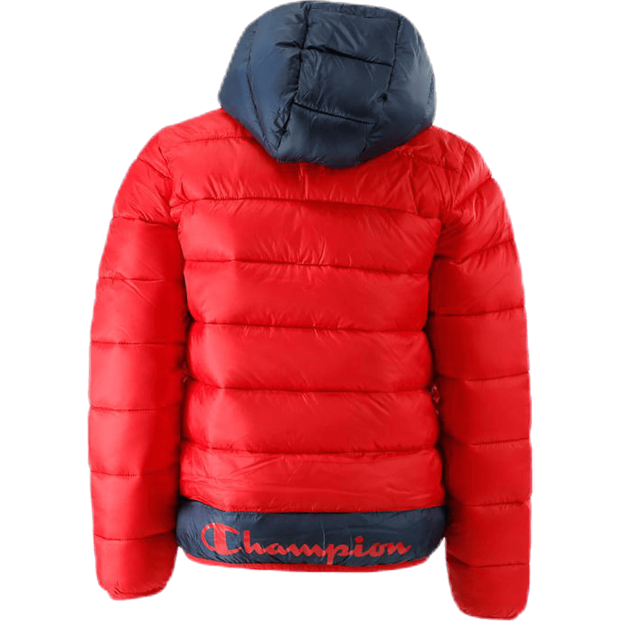 Hooded Youth Jacket Red - Bild 2