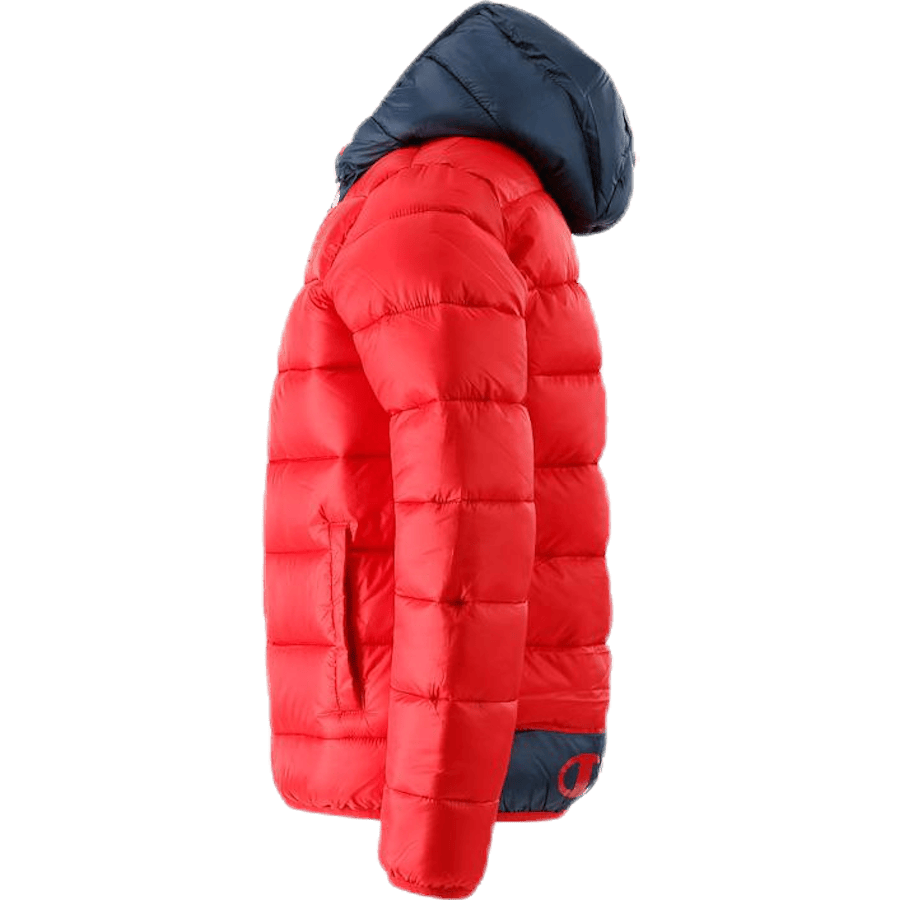 Hooded Youth Jacket Red - Bild 3