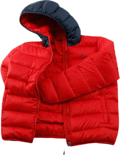Hooded Youth Jacket Red - Bild 4